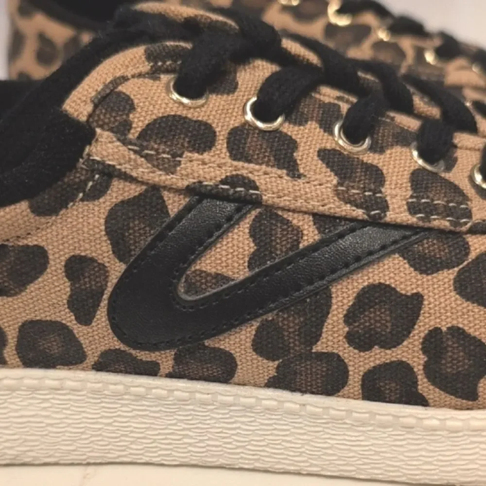 Tretorn Nylite Plus Canvas Leopard Print Women's Sneakers Anthropologie Size 8M